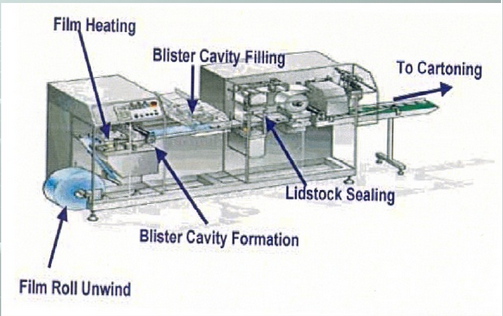 Blister packaging machinery